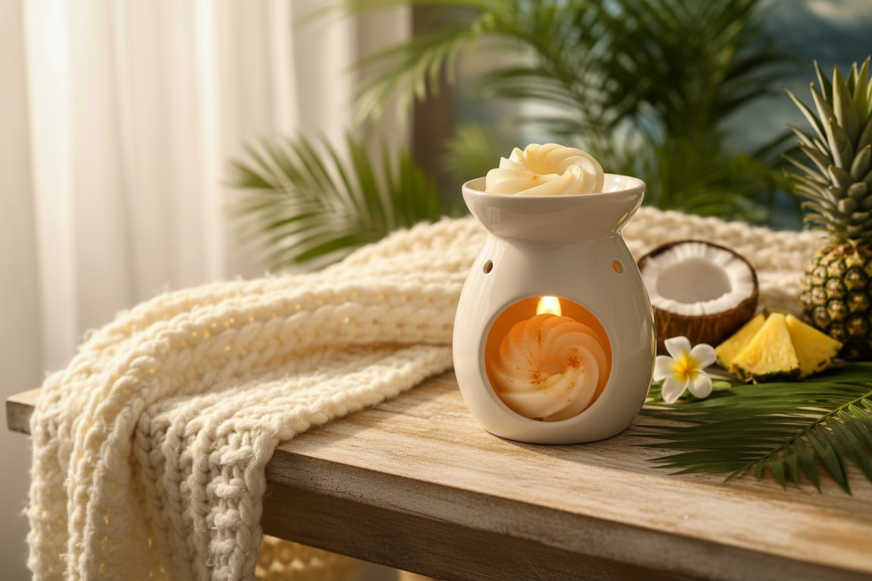 Fondant Piña Colada dans brûleur lifestyle