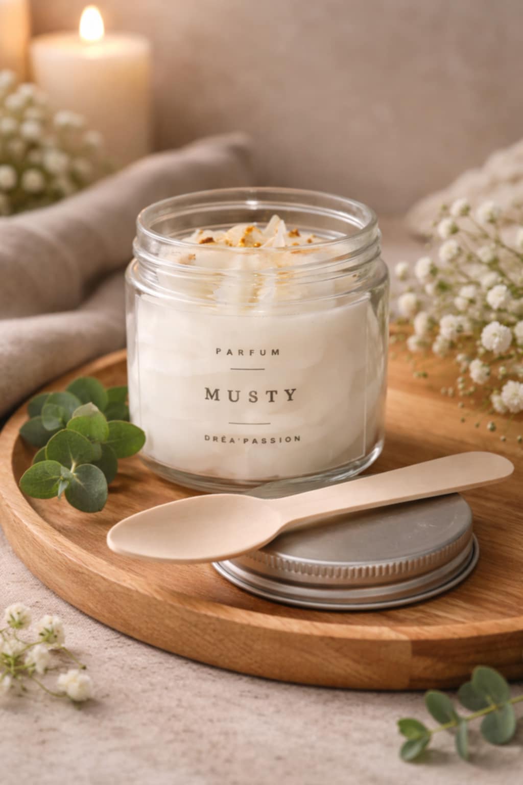 Fondant parfumé crémeux Musty - Cire végétale naturelle Créa'Passion09